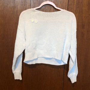 white lauren conrad sweater
